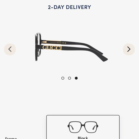 GUCCI GG1193O Designer Frames - Black  100% Authentic Use the BUY NOW, PAY LATER - Picture 4 of 9